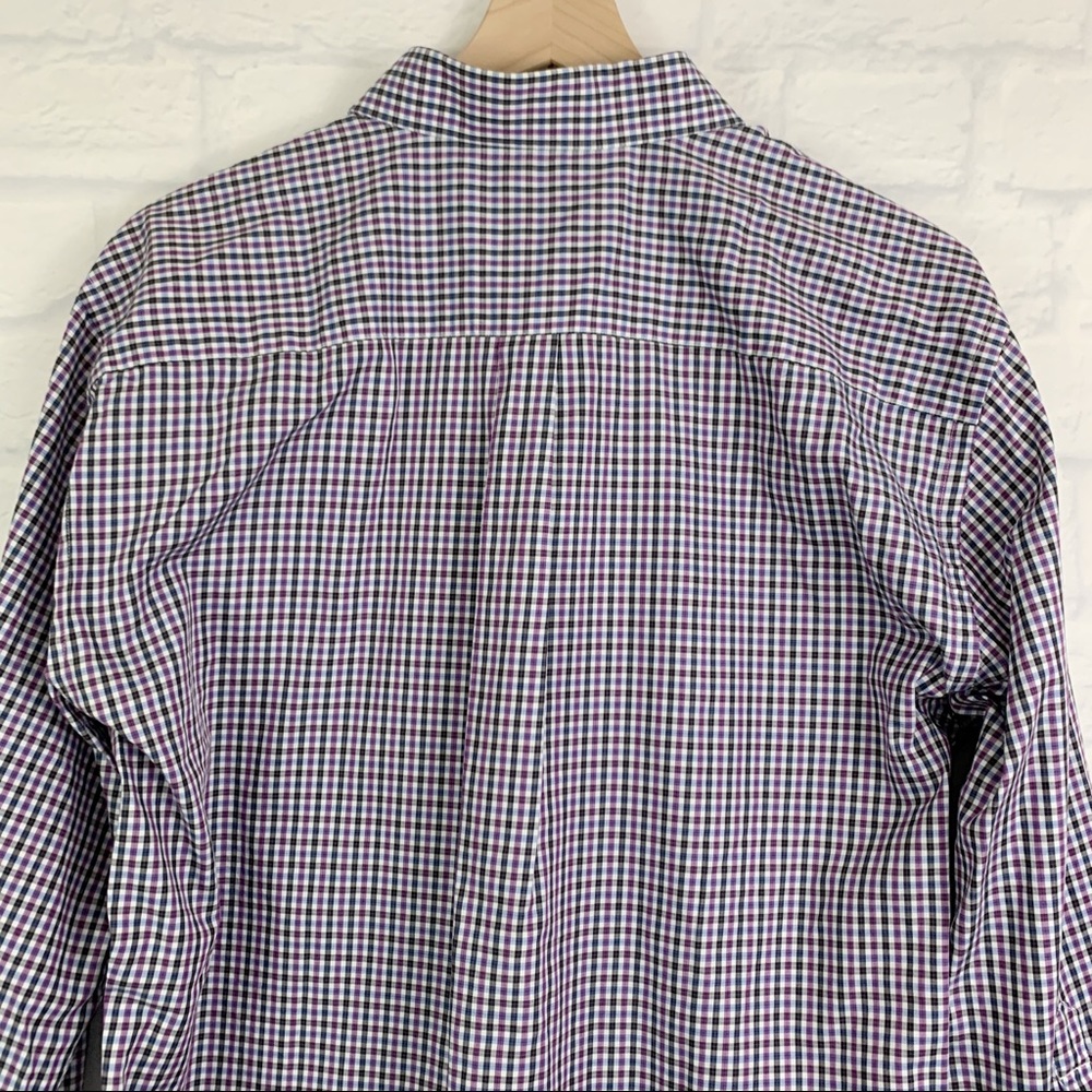 Peter Millar Checked Button Down Size L - image 6